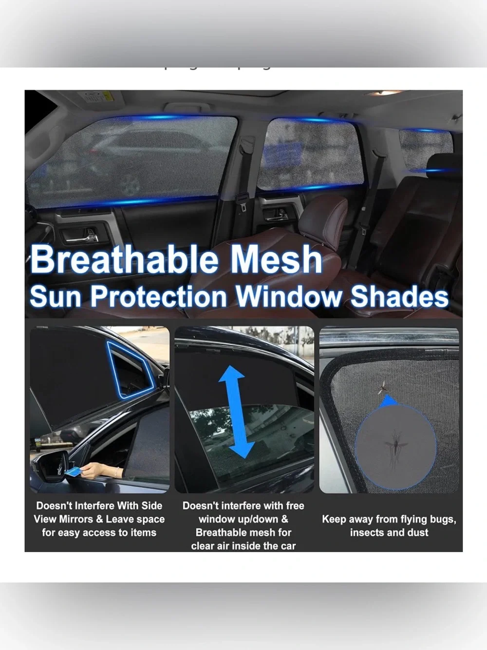 Car Window Sun Shades for Jeep Grand Cherokee